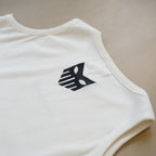 Regent Ribbed Vest - White