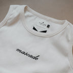 Regent Ribbed Vest - White