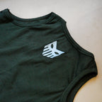 Regent Ribbed Vest – Everpine Green