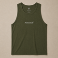 Regent Ribbed Vest – Everpine Green