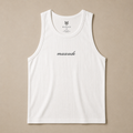 Regent Ribbed Vest - White