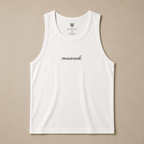 Regent Ribbed Vest - White