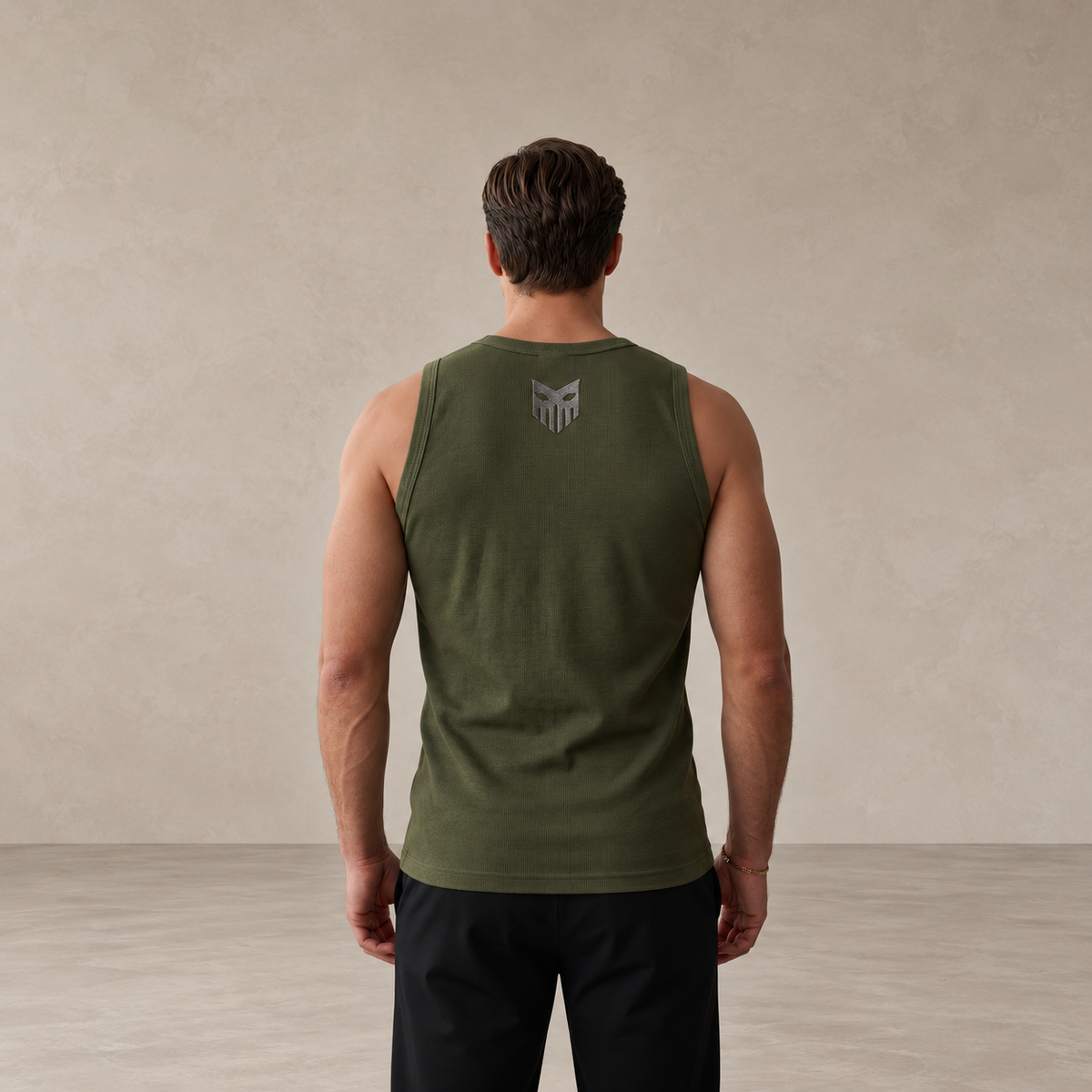 Regent Ribbed Vest – Everpine Green