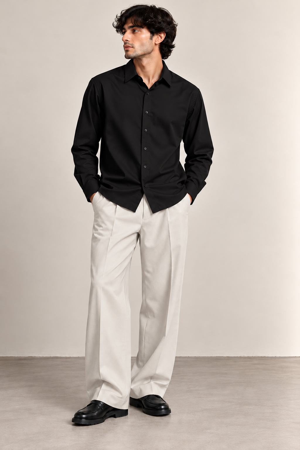 Mascade Bloom Noir Shirt