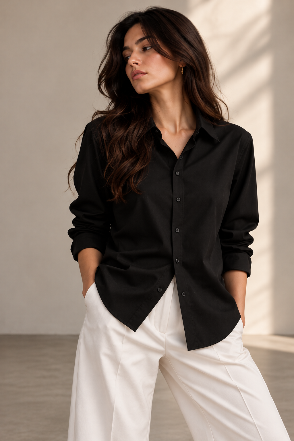 Mascade Bloom Noir Women’s Shirt